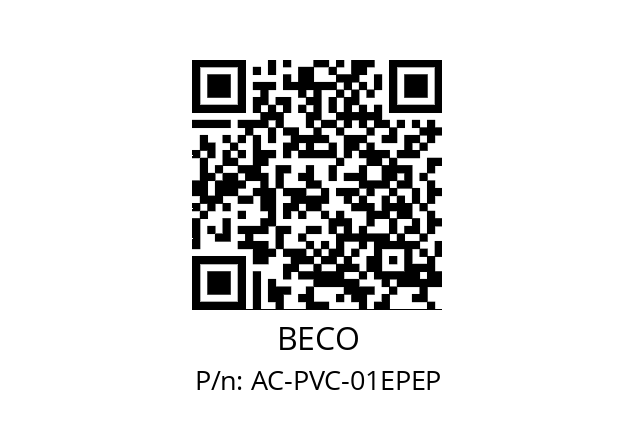   BECO AC-PVC-01EPEP