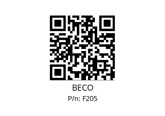   BECO F205