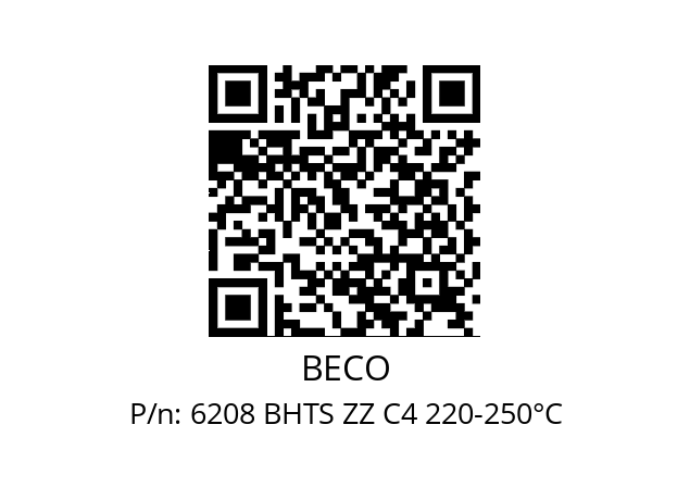   BECO 6208 BHTS ZZ C4 220-250°C