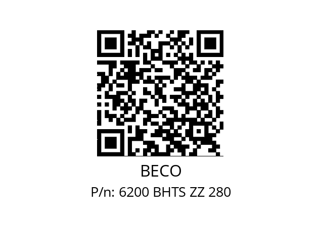   BECO 6200 BHTS ZZ 280