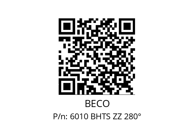   BECO 6010 BHTS ZZ 280°