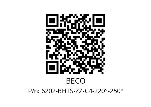   BECO 6202-BHTS-ZZ-С4-220°-250°