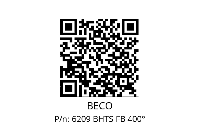   BECO 6209 BHTS FB 400°