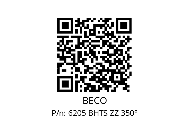   BECO 6205 BHTS ZZ 350°