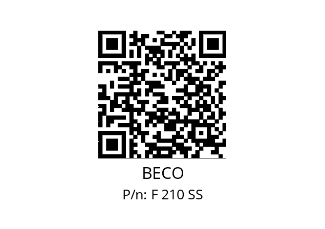   BECO F 210 SS