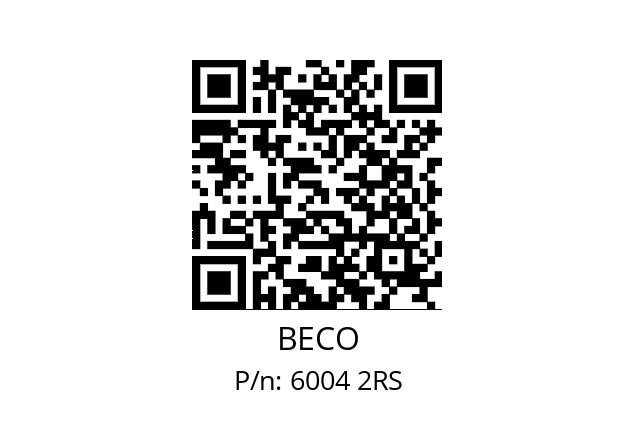   BECO 6004 2RS