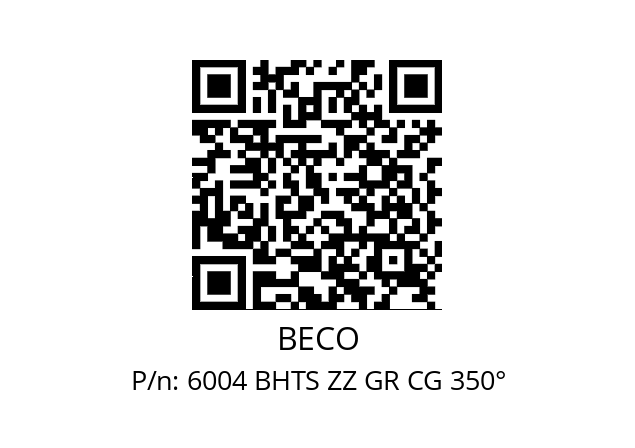   BECO 6004 BHTS ZZ GR CG 350°