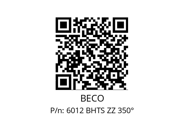   BECO 6012 BHTS ZZ 350°