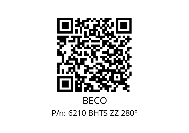   BECO 6210 BHTS ZZ 280°