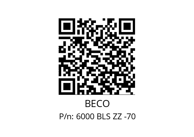   BECO 6000 BLS ZZ -70