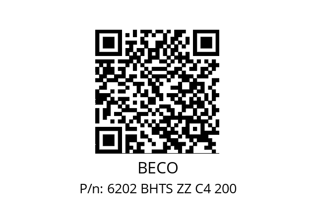   BECO 6202 BHTS ZZ C4 200