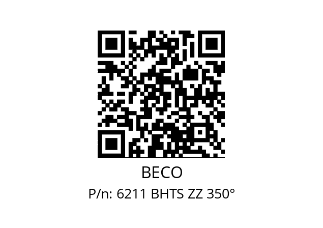   BECO 6211 BHTS ZZ 350°