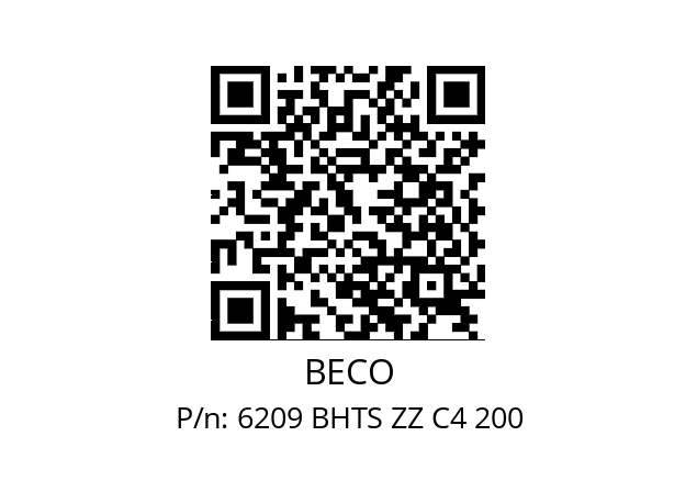   BECO 6209 BHTS ZZ C4 200