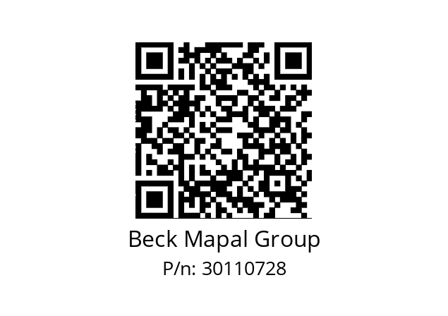   Beck Mapal Group 30110728