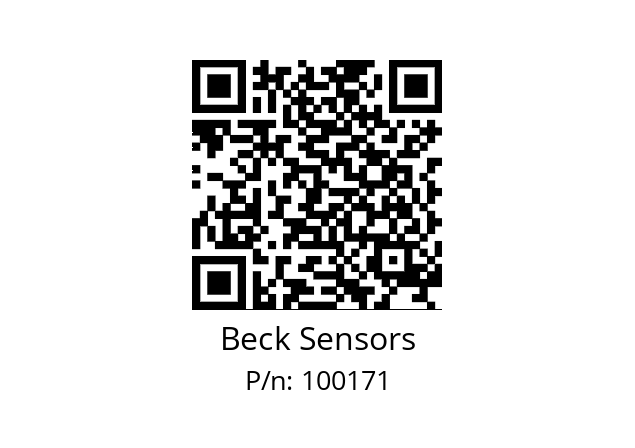   Beck Sensors 100171