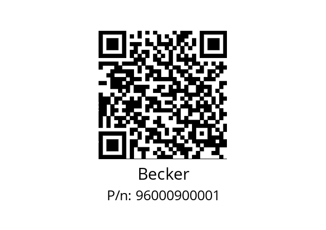   Becker 96000900001