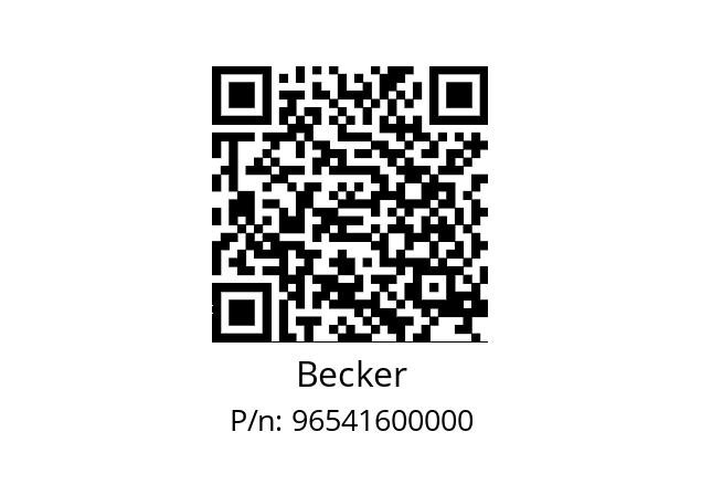   Becker 96541600000