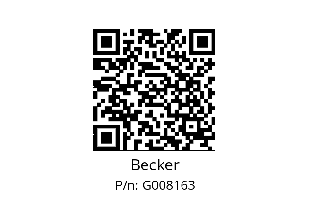   Becker G008163