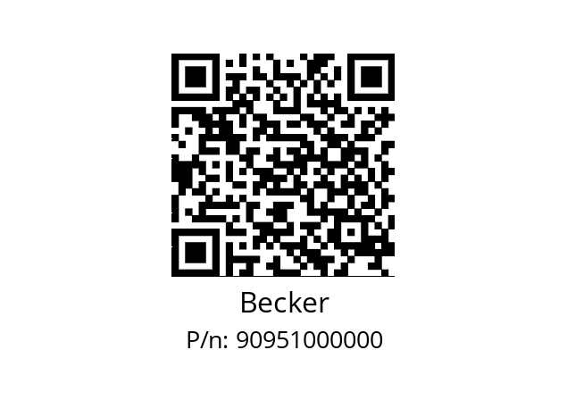   Becker 90951000000