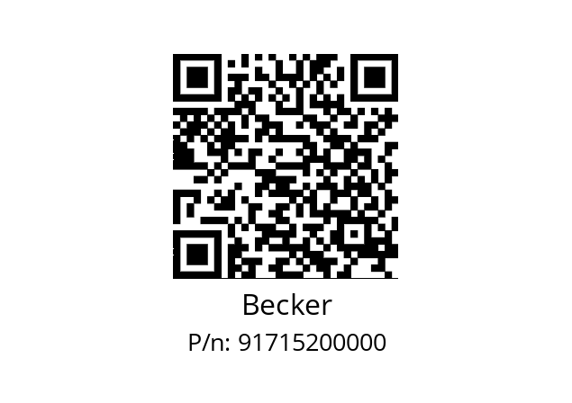   Becker 91715200000