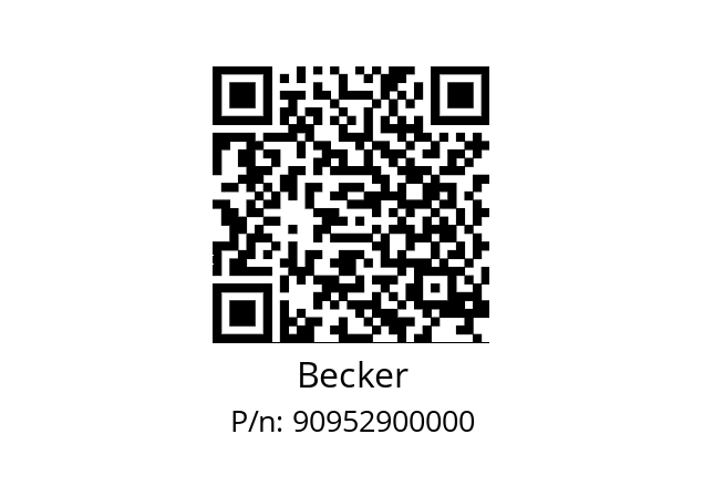   Becker 90952900000