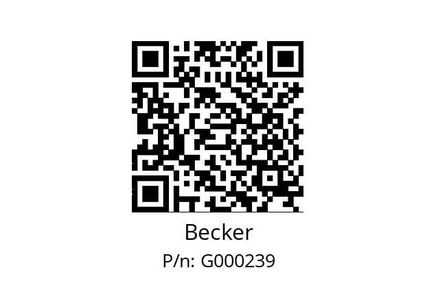   Becker G000239