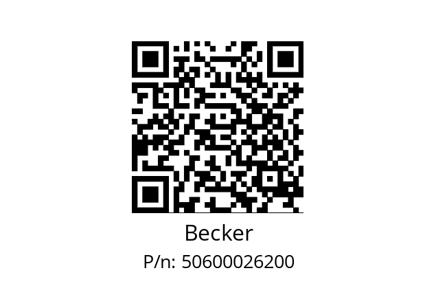   Becker 50600026200