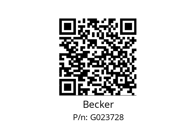   Becker G023728