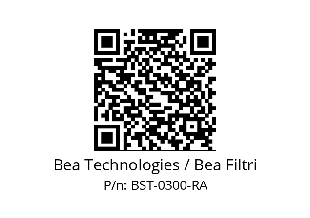   Bea Technologies / Bea Filtri BST-0300-RA