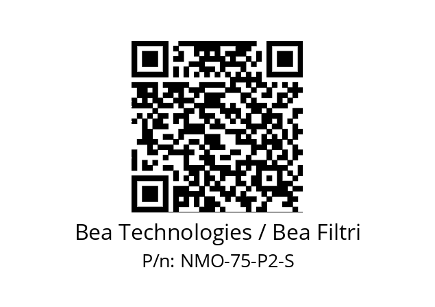  F502 Bea Technologies / Bea Filtri NMO-75-P2-S