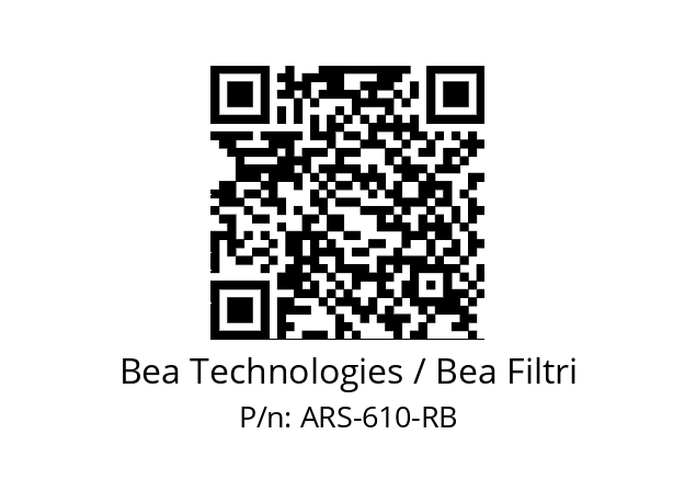   Bea Technologies / Bea Filtri ARS-610-RB