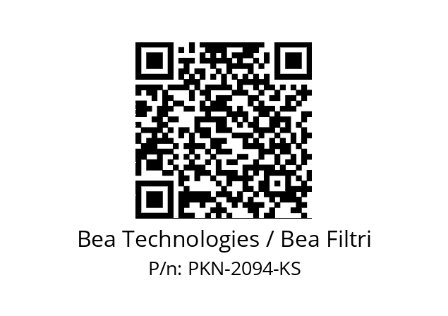   Bea Technologies / Bea Filtri PKN-2094-KS