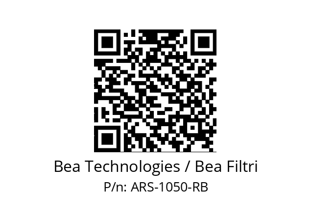   Bea Technologies / Bea Filtri ARS-1050-RB