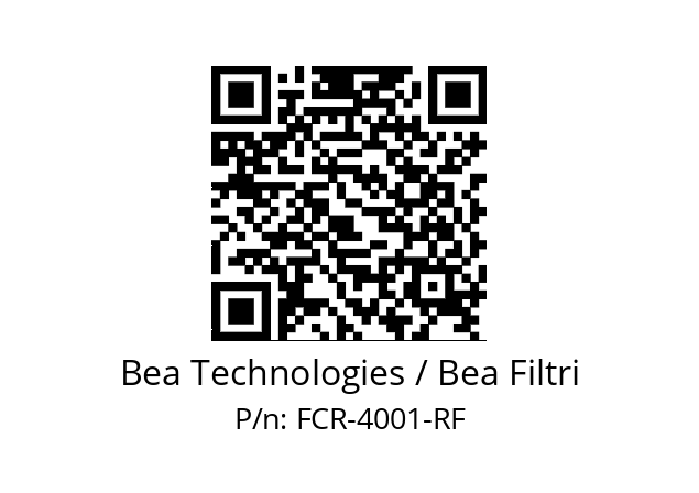   Bea Technologies / Bea Filtri FCR-4001-RF