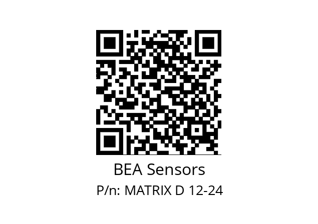   BEA Sensors MATRIX D 12-24