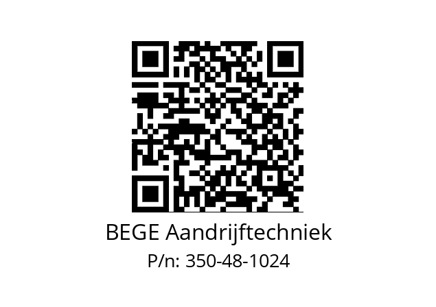   BEGE Aandrijftechniek 350-48-1024