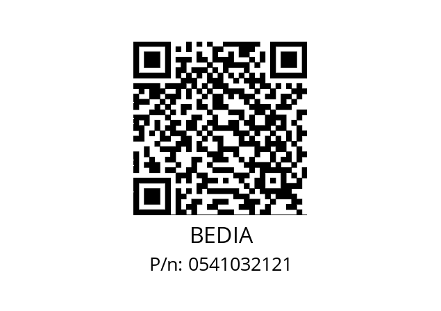   BEDIA 0541032121