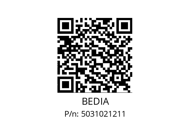   BEDIA 5031021211