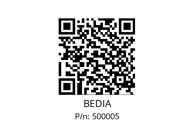   BEDIA 500005