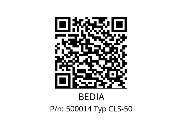   BEDIA 500014 Typ CLS-50