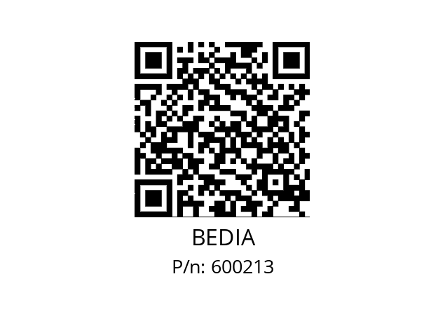   BEDIA 600213