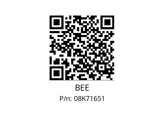   BEE 08K71651