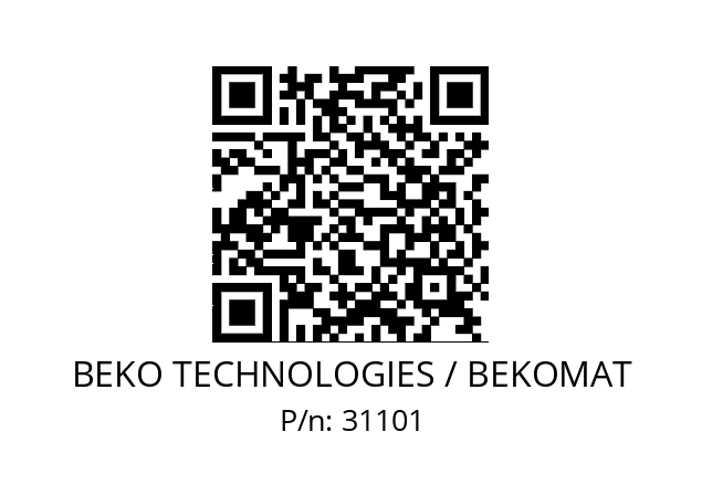   BEKO TECHNOLOGIES / BEKOMAT 31101