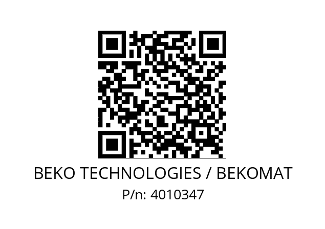   BEKO TECHNOLOGIES / BEKOMAT 4010347