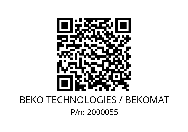   BEKO TECHNOLOGIES / BEKOMAT 2000055