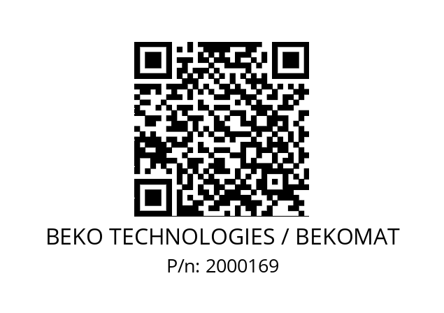   BEKO TECHNOLOGIES / BEKOMAT 2000169