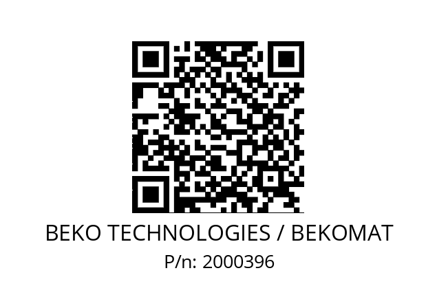   BEKO TECHNOLOGIES / BEKOMAT 2000396