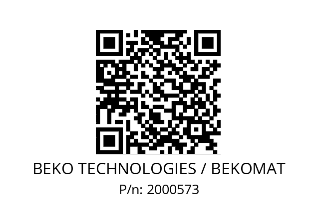   BEKO TECHNOLOGIES / BEKOMAT 2000573