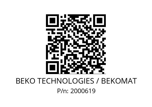   BEKO TECHNOLOGIES / BEKOMAT 2000619