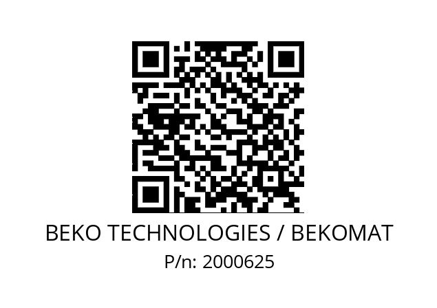   BEKO TECHNOLOGIES / BEKOMAT 2000625